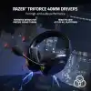 Razer Barracuda X - Kablosuz Çoklu Platform Oyun ve Mobil Kulaklık (SmartSwitch Çift Kablosuz, Ergonomik Tasarım, TriForce 40mm, Kardioid Mikrofon, Kulaklık Üstü Kontroller, 50 saat Pil USB-C) Siyah