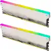 V-Color Manta XSky RGB 32GB (2x16GB) DDR5 6400MT/s CL32 1.4V, AMD EXPO Uyumlu, SK Hynix IC, Beyaz Masaüstü Bellek RAM / TMXSAL1664832WWK
