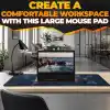 World XXL Profesyonel Ekstra Büyük Mouse Pad ve Bilgisayar Oyunu Mouse Mat Oyun Klavyesi Kaymaz Mouse Padler Masa için 89,9 cm x 39,9 cm Ev Ofis Masa Pedi Klavye ve Oyun Pedi için Fare Altlığı