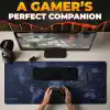 World XXL Profesyonel Ekstra Büyük Mouse Pad ve Bilgisayar Oyunu Mouse Mat Oyun Klavyesi Kaymaz Mouse Padler Masa için 89,9 cm x 39,9 cm Ev Ofis Masa Pedi Klavye ve Oyun Pedi için Fare Altlığı