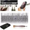 Orret Home 25 Parça Hassas Tornavida Seti, Deri Çantalı, Krom-Vanadyum Çelik, PC/Laptop/Telefon/Gözlük Tamir Seti, Torx/Düz/Yıldız Uçlu