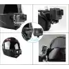Coverzone Aksiyon Kamera ve Telefon Tutucu Kask Aparatı Gezi Seyahat ve Sürüşlerde Kullanmak için Cep Telefonu Kask Tutucu (Tüm modeller İle Uyumlu) X001