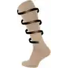 Uçuş & Seyahat Çorabı – Unisex Diz Altı Kompresyon Çorabı – Varis ve Dolaşım Desteği – Tekli – 35-38/39-42/43-46