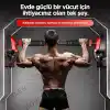 Vidasız 3POD Barfiks Aleti Montaj Ultra Güçlü, 92-120 Cm Arası - Ayarlanabilir Barfiks Demiri, Kapı Barı ve Çekme Barı,Çelik Yapı, Barfiks Çubuğu, Üst Vücut Egzersizi, Fitness,Barfix, Barfiks Barı