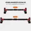 Vidasız 3POD Barfiks Aleti Montaj Ultra Güçlü, 92-120 Cm Arası - Ayarlanabilir Barfiks Demiri, Kapı Barı ve Çekme Barı,Çelik Yapı, Barfiks Çubuğu, Üst Vücut Egzersizi, Fitness,Barfix, Barfiks Barı