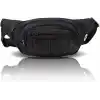 Av A Dos Siyah Unisex Suya Dayanıklı Çapraz Askılı Omuz Bel Çanta Günlük Yürüyüş Koşu Outdoor Çanta