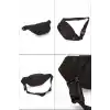 Av A Dos Siyah Unisex Suya Dayanıklı Çapraz Askılı Omuz Bel Çanta Günlük Yürüyüş Koşu Outdoor Çanta