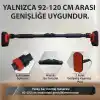 Vidasız Montaj Barfiks Aleti 92-120 Cm Arası - Ayarlanabilir Barfiks Demiri, Kapı Barı ve Çekme Barı, Dayanıklı Çelik Yapı, Barfiks Çubuğu, Üst Vücut Egzersizi, Fitness,Barfix, Barfiks Barı
