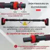 Vidasız Montaj Barfiks Aleti 92-120 Cm Arası - Ayarlanabilir Barfiks Demiri, Kapı Barı ve Çekme Barı, Dayanıklı Çelik Yapı, Barfiks Çubuğu, Üst Vücut Egzersizi, Fitness,Barfix, Barfiks Barı