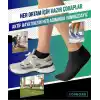 SONNORS 6 Çift Uniseks Sneaker Kadın Erkek Çorap - Organik Pamuk Patik Spor Çorabı - Kısa Çorap Dikişsiz Rahat Kalıp - Beyaz Siyah Gri