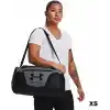 Under Armour UA Undeniable 5.0 Duffle XS Unisex Yetişkin Spor Çanta Pitch Gray Medium Heather/Black/Black Tek Beden