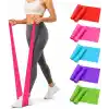 Orret Home 150 cm Pilates Bandı, Hafif Sertlik Egzersiz Bandı, Esnek Latex Direnç Lastiği, Yoga Fitness Fizik Tedavi Esneme ve Kuvvet Antrenmanı İçin Taşınabilir Spor Bandı (ASORTİ RENK)
