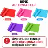 Orret Home 150 cm Pilates Bandı, Hafif Sertlik Egzersiz Bandı, Esnek Latex Direnç Lastiği, Yoga Fitness Fizik Tedavi Esneme ve Kuvvet Antrenmanı İçin Taşınabilir Spor Bandı (ASORTİ RENK)