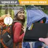 Haegs Outdoor Oturma Minderi, Kamp Matı, Yürüyüş, Stadyum ve Seyahat İçin Katlanabilir Su Geçirmez Oxford Kumaş Termal Oturma Minderi,