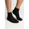 GoWith 4’lü ORGANİK PAMUK Taban Altı Havlulu Erkek Kadın Spor Çorap, Siyah Beyaz Gri Ekru Kısa Tenis Çorabı, Ribana Örgü Dikişşiz Retro Çorap 3503