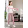 Busstier Egzersiz Direnç Bandı, Yoga Pilates ve Esneme Hareketleri İçin Çok Amaçlı Çekme Bandı, Omuz Sırt Kol ve Bacak Antrenmanlarına Uygun, Karışık Renk