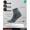 GoWith 2li Tabanaltı Havlulu Dikişsiz Unisex Atletik Fit Koşu Yürüyüş Egzersiz Aktivite Çorabı 3594
