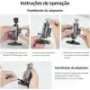 TELESIN Manyetik Aksiyon Kamera Tutucu 360° Döner Çift Bilyalı Başlık Metal Montaj Aparatı Güçlü Mıknatıslı Araç Dışı Çekim Vlog Video Kayıt Sabitleyici 1/4 Adaptörlü, CMM-001