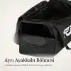 Anthony Jackson Ayakkabı Bölmeli Spor, Gym ve Seyahat Çantası Montreux (Siyah, M (60 L))