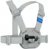 TELESIN Aksiyon Kamera Göğüs Askısı (Vest Chest) | Hızlı Çıkarılabilir Yelek Göğüs Kayışı | GoPro 13/12/11/10/9/8/7/6/5, Osmo Action 3/4/5 Pro, Insta360 Modelleri ile uyumludur (Gri)