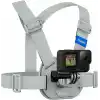 TELESIN Aksiyon Kamera Göğüs Askısı (Vest Chest) | Hızlı Çıkarılabilir Yelek Göğüs Kayışı | GoPro 13/12/11/10/9/8/7/6/5, Osmo Action 3/4/5 Pro, Insta360 Modelleri ile uyumludur (Gri)