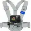TELESIN Aksiyon Kamera Göğüs Askısı (Vest Chest) | Hızlı Çıkarılabilir Yelek Göğüs Kayışı | GoPro 13/12/11/10/9/8/7/6/5, Osmo Action 3/4/5 Pro, Insta360 Modelleri ile uyumludur (Gri)