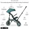 Micro 4in1 Katlanabilir Bisiklet Matcha, 6 Aydan 6 Yaşa Kadar, 360° Dönebilen Koltuk, Ebeveyn Kontrol, Akıllı Kilitleme Freni ve Yıkama Koltuğu