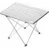 HAEGS Full Alüminyum Katlanır Kamp Sehpası, Piknik, BBQ, Balıkçılık, Doğa Aktiviteleri, Plaj için Kolay Taşınabilir Kompakt Outdoor Ultra Hafif Kamp Masası Orta Boy - Gümüş