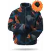 Ghassy Co. Erkek Isı Termal İç Dış Sherpa Sonbahar Kış Tam Fermuarlı Peluş Polar Sweatshirt