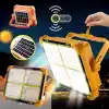 Jouis Solar Güneş Enerjili Kamp Lambası - IP66 Su Geçirmez Powerbank Özellikli Şarj Edilebilir Çok Fonksiyonlu Projektör, SOS Flaşörlü Çadır ve Avcı LED Işıldak