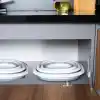 Orret Home Katlanabilir Silikon Badya,Akordiyon Plastik Leğen,Katlanabilir Leğen (25X25)