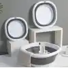Orret Home Katlanabilir Silikon Badya,Akordiyon Plastik Leğen,Katlanabilir Leğen (25X25)