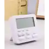 gaman Alarmlı Dijital Öğrenci Sınav Kronometresi 24 Saat Geri Sayım Cihazı Saat - Alarm/Kronometre BEYAZ Beyaz