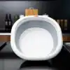 Orret Home Katlanabilir Silikon Badya,Akordiyon Plastik Leğen,Katlanabilir Leğen (25X25)