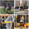 5li Pilates Direnç Bandı Seti – Hafiften Serte 5 Direnç Seviyesi, Silikon Egzersiz ve Fitness Bandı, Evde Spor, Yoga, Pilates ve Fizik Tedavi İçin