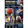 Sporcu Bandı Ekstra Güçlü Yapıştırıcı, Ağırlık Kaldırma İçin Atletik, Voleybol, Tırmanma Basketbol 2,5 Cm Beyaz Renk