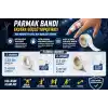 Sporcu Bandı Ekstra Güçlü Yapıştırıcı, Ağırlık Kaldırma İçin Atletik, Voleybol, Tırmanma Basketbol 2,5 Cm Beyaz Renk