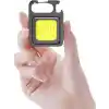 UNİCHROME 3 Adet Led Anahtarlıklı Metal Kasa El Feneri Şişe Açacağı Usb’li Şarj Edilebilir Cep Boy Cob 800Mah