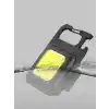UNİCHROME 3 Adet Led Anahtarlıklı Metal Kasa El Feneri Şişe Açacağı Usb’li Şarj Edilebilir Cep Boy Cob 800Mah