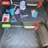 Romofy Oto Bagaj Organizer [Kalın Keçe] - Kapaklı Toparlayıcı Bagaj Çantası - Araba Aksesuar Toparlayıcı, Araç Organizer - Altında ve Yanında Bagaja Yapışan Malzeme