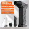URUCHI X3 2026 Şarjlı Hava Üfleyici & Vakum – Gerçek 130000 RPM, 8000mAh Batarya, 3 Kademeli Turbo Toz Üfleyici ve Çekici, Bilgisayar, Klavye, Ev, Araç ve Dış Mekan Kullanımı, Çantalı