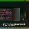 steelseries Apex 3 TKL Türkçe Gaming Klavye Tenkeyless, 8 Bölge RGB Aydınlatma Türkçe QWERTY