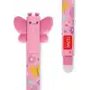 LEGAMI Butterfly Silinebilir Jel Kalem, Sonunda Mürekkebi Çıkarmak İçin, Isıya Duyarlı Pembe Mürekkep, 0,7 mm Uç Çapı