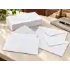 100 Adet Beyaz Mektup Zarfı 114 x 162 mm, Tutkallı Kapaklı Beyaz Zarf, Evrak ve Yazışma İçin