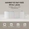 NIIMBOT B1 Etiket Bandı B21 Kendinden Yapışkanlı Etiketleme Bandı 1.5 X 1.2 (40x30mm) Termal Etiket Baskı Kağıdı NIIMBOT Barkod/Adres/Posta/Logo/İş/Ev Etiketi için Etiketler, 230 Etiket/Rulo, Beyaz