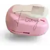 Pembe Pul Delgeç Tasarım Scrapbooking Malzemesi - Pul Şekilli Delgeç Kağıt Kesici