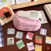 Pembe Pul Delgeç Tasarım Scrapbooking Malzemesi - Pul Şekilli Delgeç Kağıt Kesici