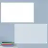 2li Paket 60x100 cm 1x Beyaz, 1x Şeffaf Yapışkansız Tutunan Statik Pratik Yazı Tahtası, Çok Amaçlı, Duvara, Cama Yapışkansız Tutunur, Ders Çalışma Yazı Tahtası Manyetik Duvar Sticker