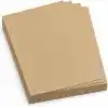 A4 Kraft Kağıdı, 100 Adet, 21 x 29,7 cm, Kahverengi, Hobi, El İşi, Çizim ve Hediye Notları İçin