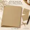 A4 Kraft Kağıdı, 100 Adet, 21 x 29,7 cm, Kahverengi, Hobi, El İşi, Çizim ve Hediye Notları İçin